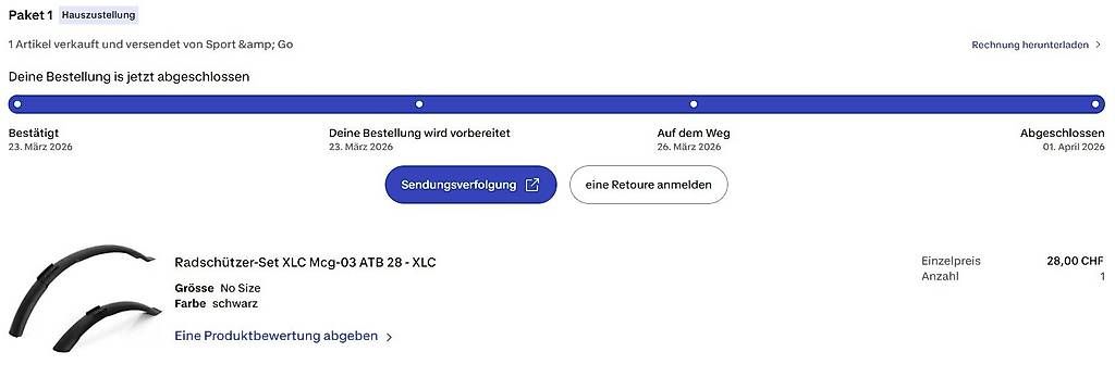 Protezioni & Imbottiture: Radschützer-Set / Schutzblech von Decathlon – Usato da Düdingen venduto da Emphilly 1