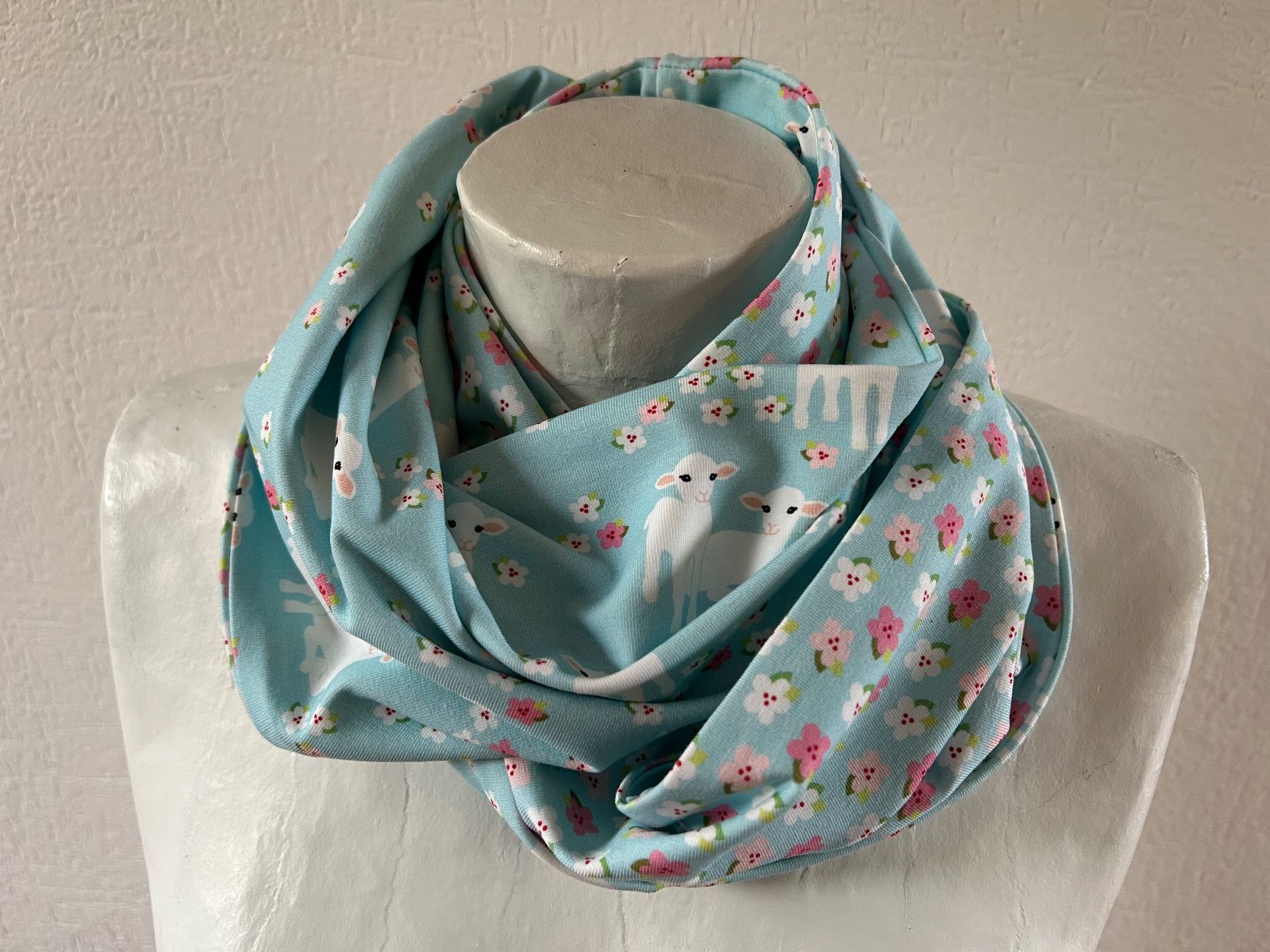 Altro abbigliamento per bambino: Kinder-Loop -Schlauchschal - Baumwoll-Jersey - Handarbeit – Nuovo e nell'imballaggio originale da Riniken venduto da KreativImKopf