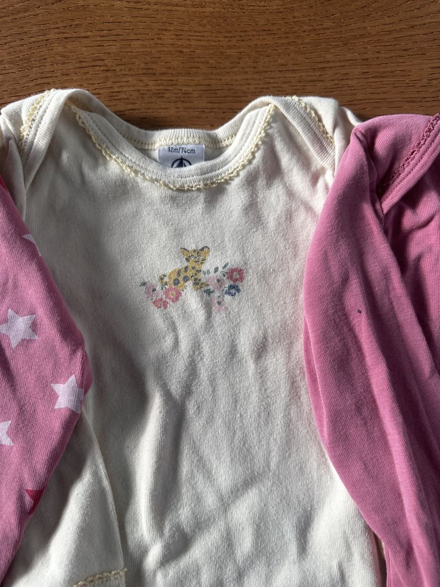 Petit Bateau Lotti & Set di vestiti: Petit Bateau Body Set, Grösse 12M/74 – Usato da Urswil venduto da LMT89 2
