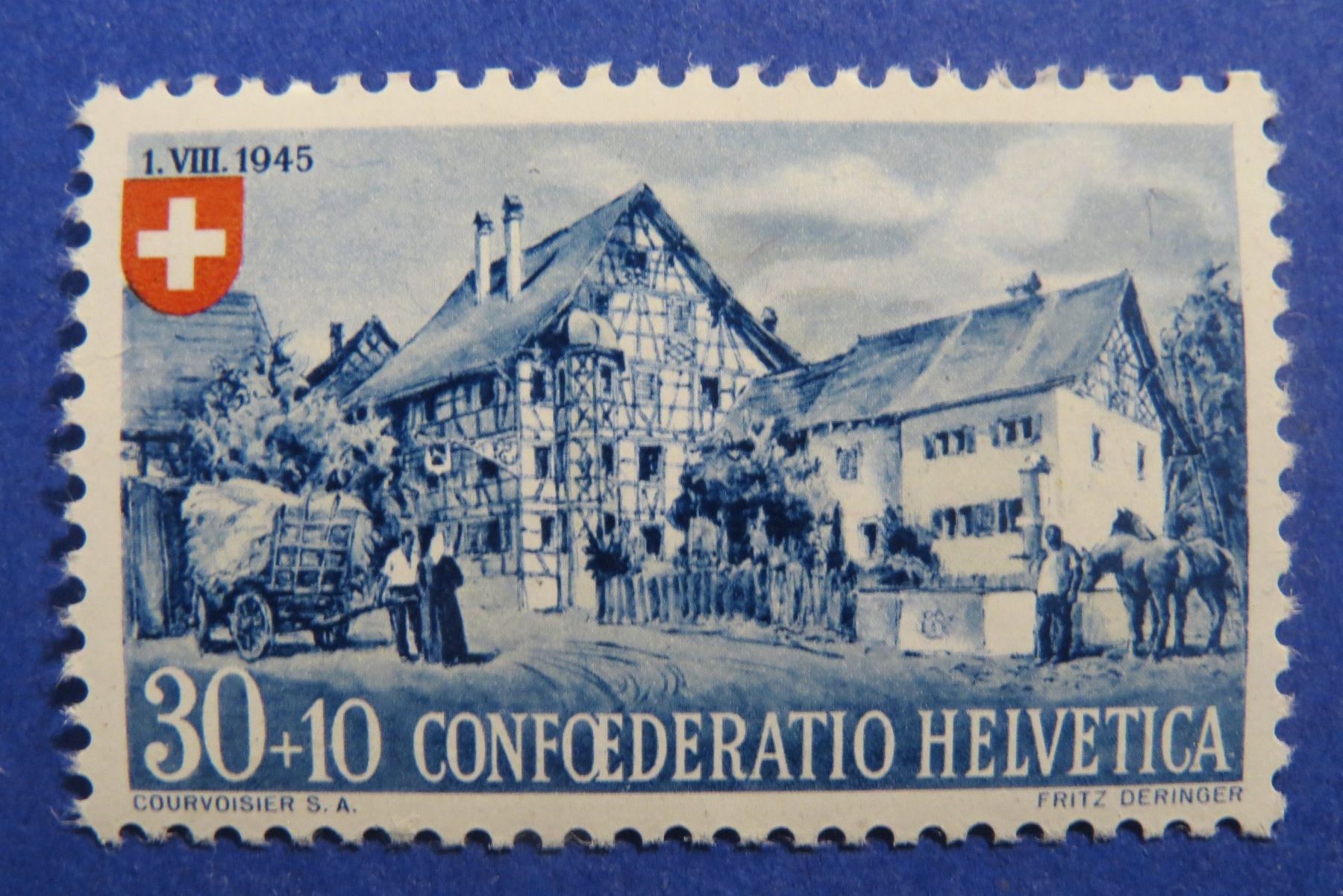 Tutti i francobolli: Serie Pro Patria 1945 postfrisch **, - SBK: 25.-. – Nuovo (secondo la descrizione) da Brunnen venduto da Kumari 1