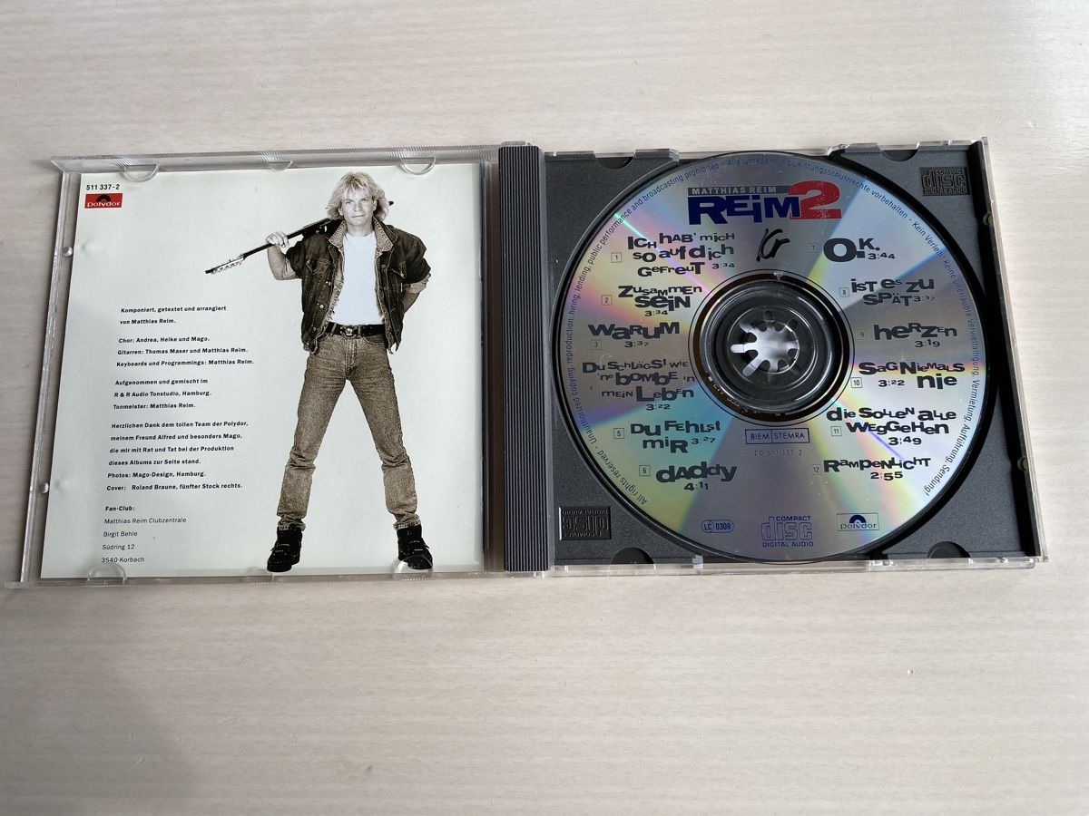CDs: Matthias Reim - Reim 2 – Gebraucht aus Oberried Brienz von Chyara 2