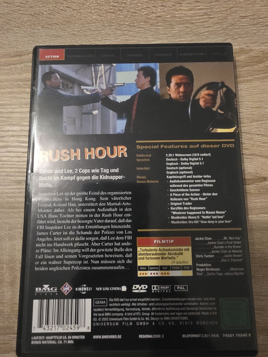 Alle DVDs: Rush Hour 1 – Gebraucht aus Zürich von P-editon 1