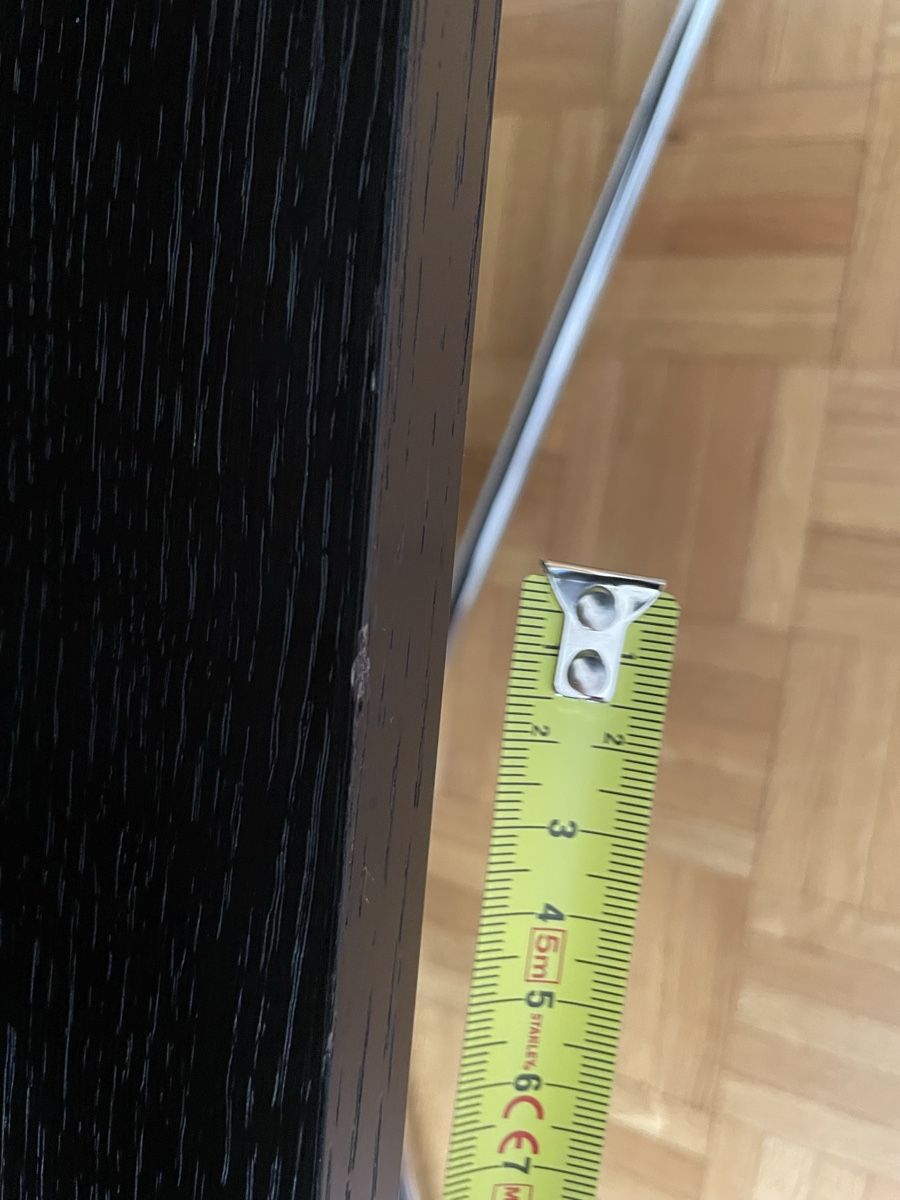 Credenze: Sideboard schwarz mit Metallgestell, gebraucht – Usato da Zürich venduto da Maggi1980 7