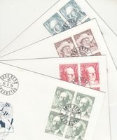 SBK 626 - 629 4er Block FDC