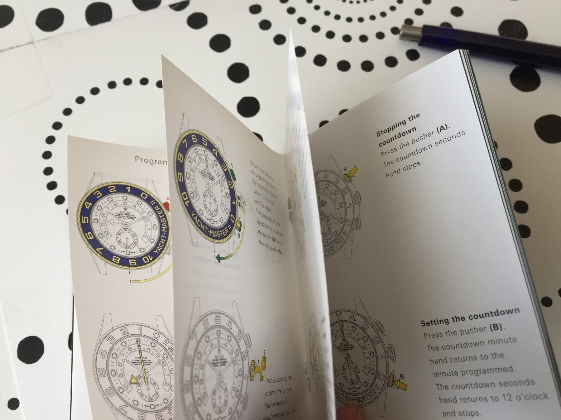 Documenti: ROLEX YACHT-MASTER II - OPERATING INSTRUCTIONS - ENG !!! – Nuovo (secondo la descrizione) da Epalinges venduto da dream-watch 4