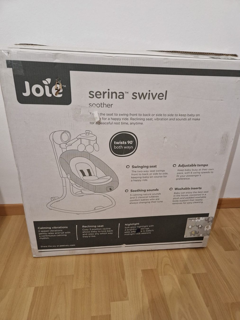Joie Altre altalene da giardino: Joie Babyschaukel Serina Swivel – Usato da Luzern venduto da Joaomassano