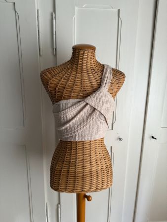 One Shoulder Top nudefarben 34