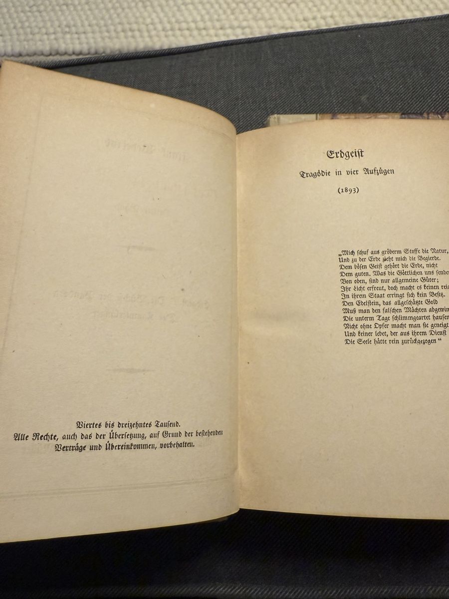 Bücher: Frank Wedekind: gesammelte Werke 1920 – Gebraucht aus Uster von AlabasterOne 3