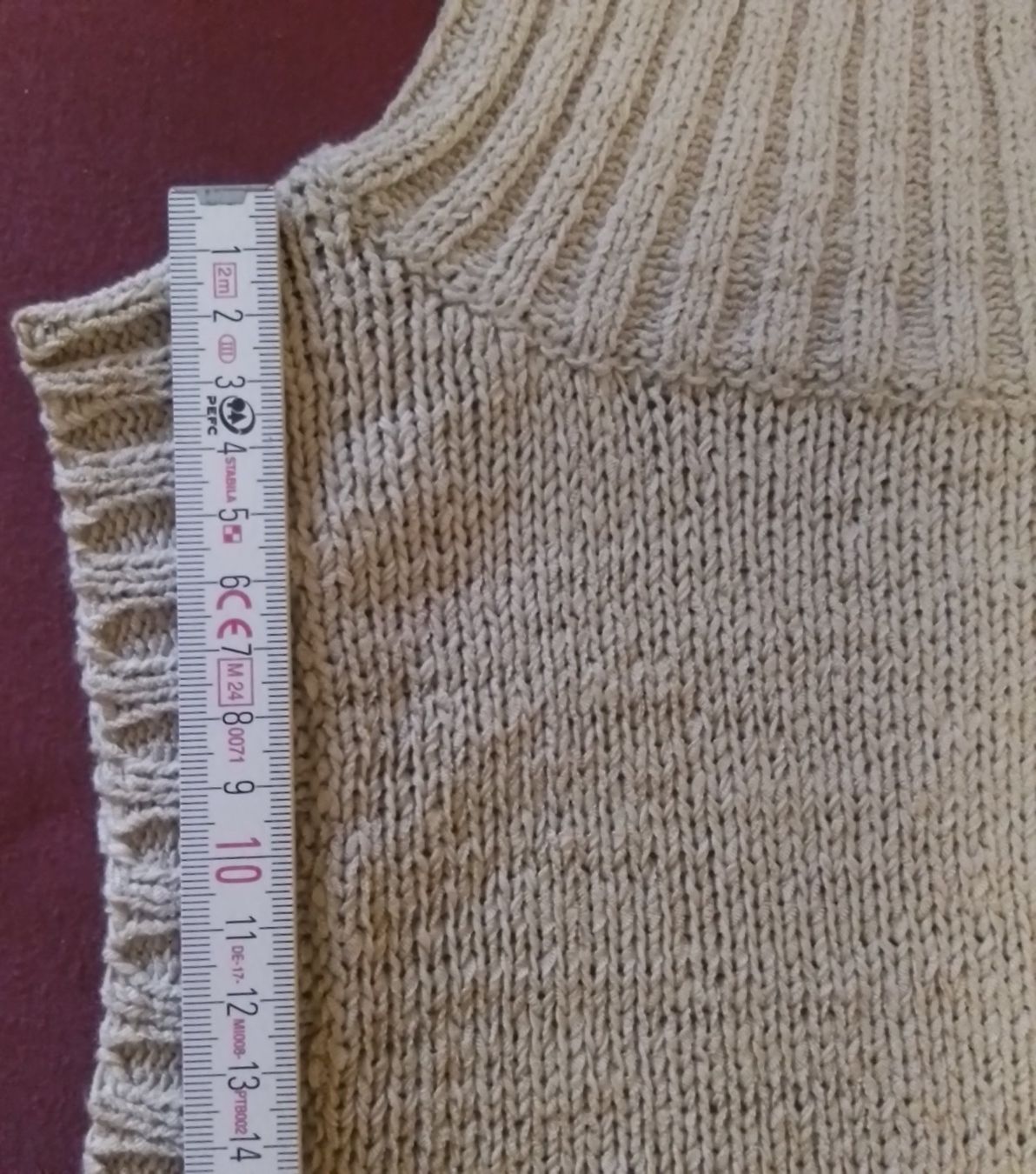Top: Vintage Strick-Oberteil / beige / Grösse S/M – Nuovo (secondo la descrizione) da Zürich venduto da meinhobby 8