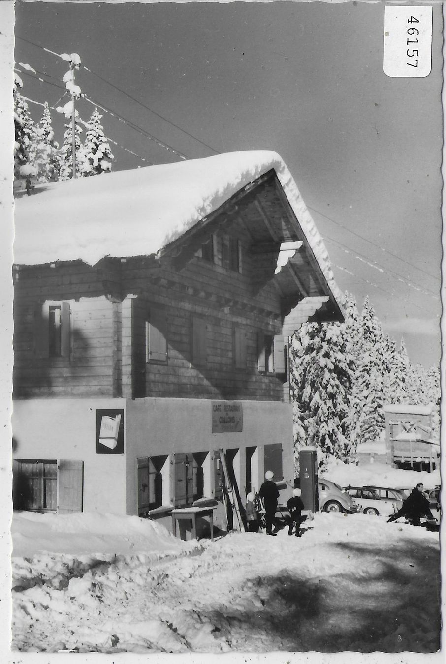 Cartoline postali: Cafe-Restaurant des Collons - Fa. Udrisard – Usato da Ettingen venduto da Kartenplanet