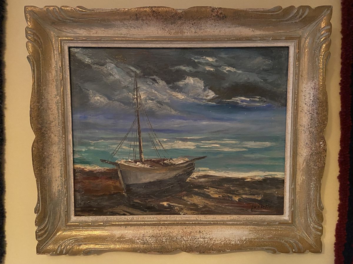 Dipinti: Am Hafen – Usato da Chur venduto da Kunst-Chur