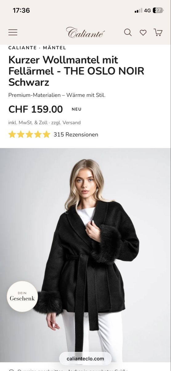 Cappotti: Mantel Caliante Neu – Nuovo (secondo la descrizione) da Basel venduto da ann_5pz7 1