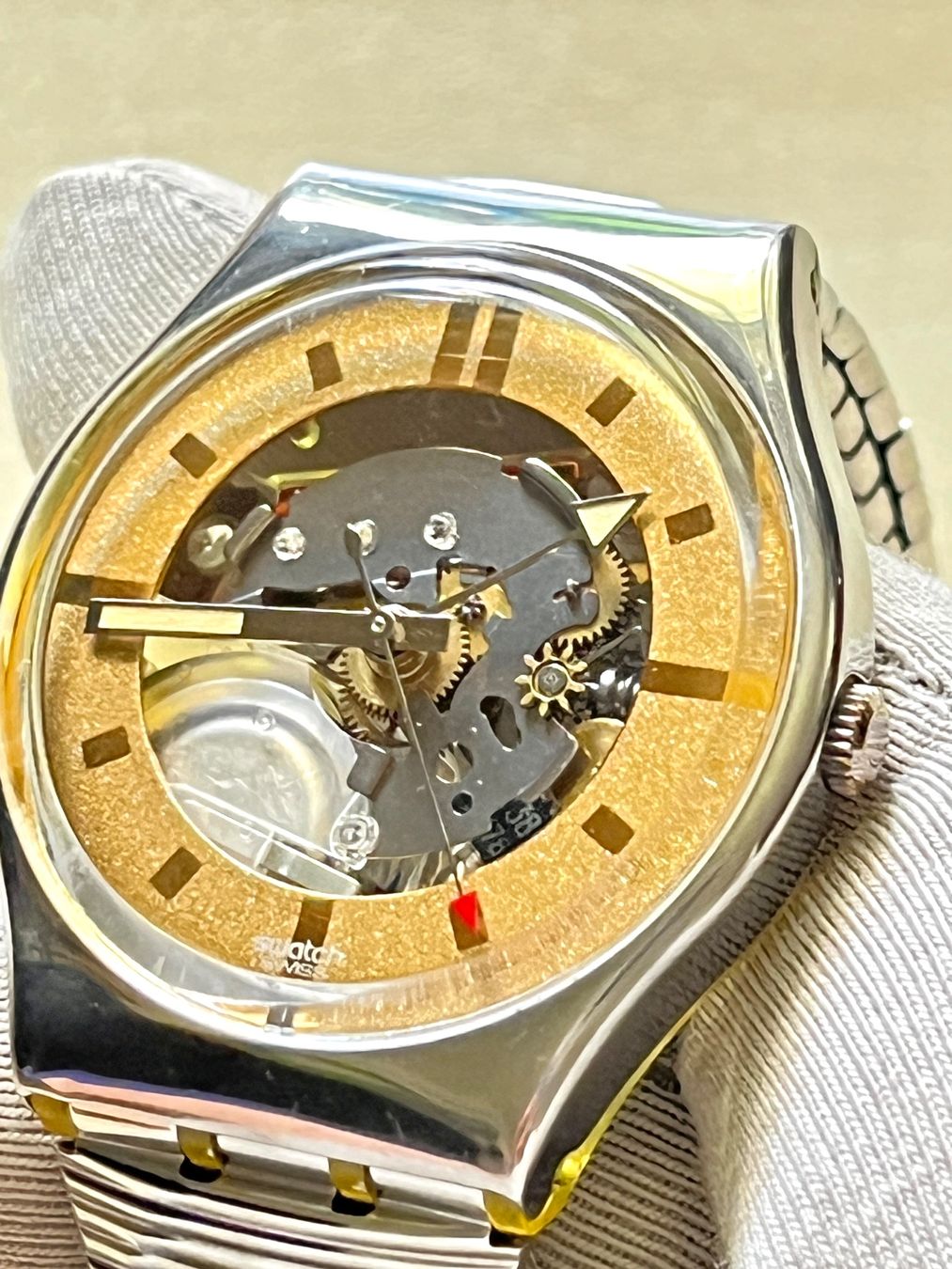 Swatch Orologi: Swatch Skelett Uhr  Armbanduhr – Usato da Grenchen venduto da chththl 3