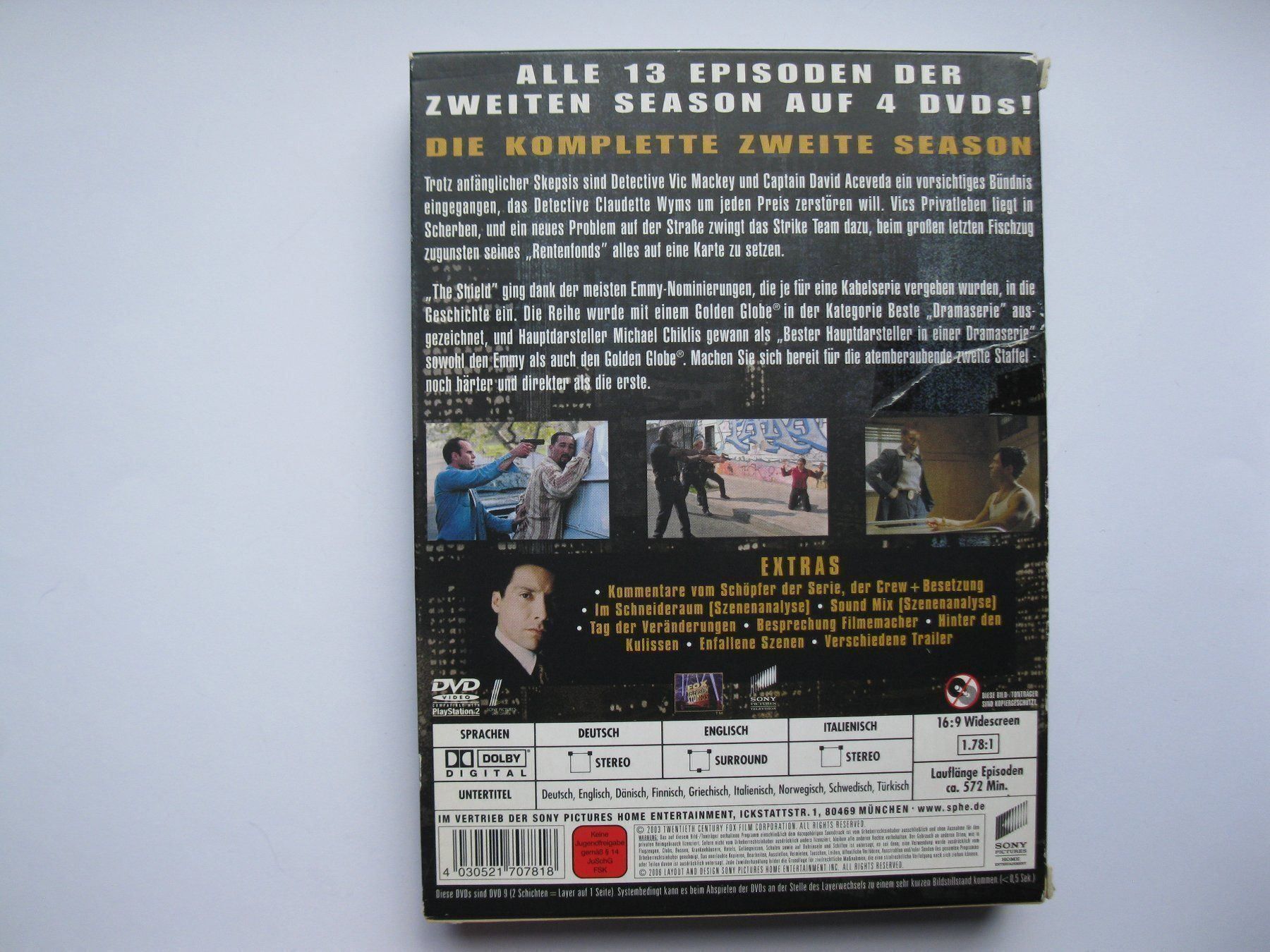 Tutti i DVDs: DVD - The Shield,  Staffel 2 komplett – Usato da St. Margarethen TG venduto da Schachmatt 1