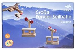 Pendel-Seilbahn aus Holz, neuwertig
