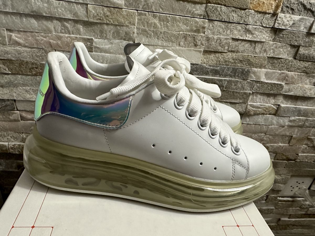Alexander Mcqueen Scarpe da uomo: Alexander McQueen Oversized Sneaker White Multi Nº37 – Usato da Lugano venduto da ROLEX-SWISS1976 5