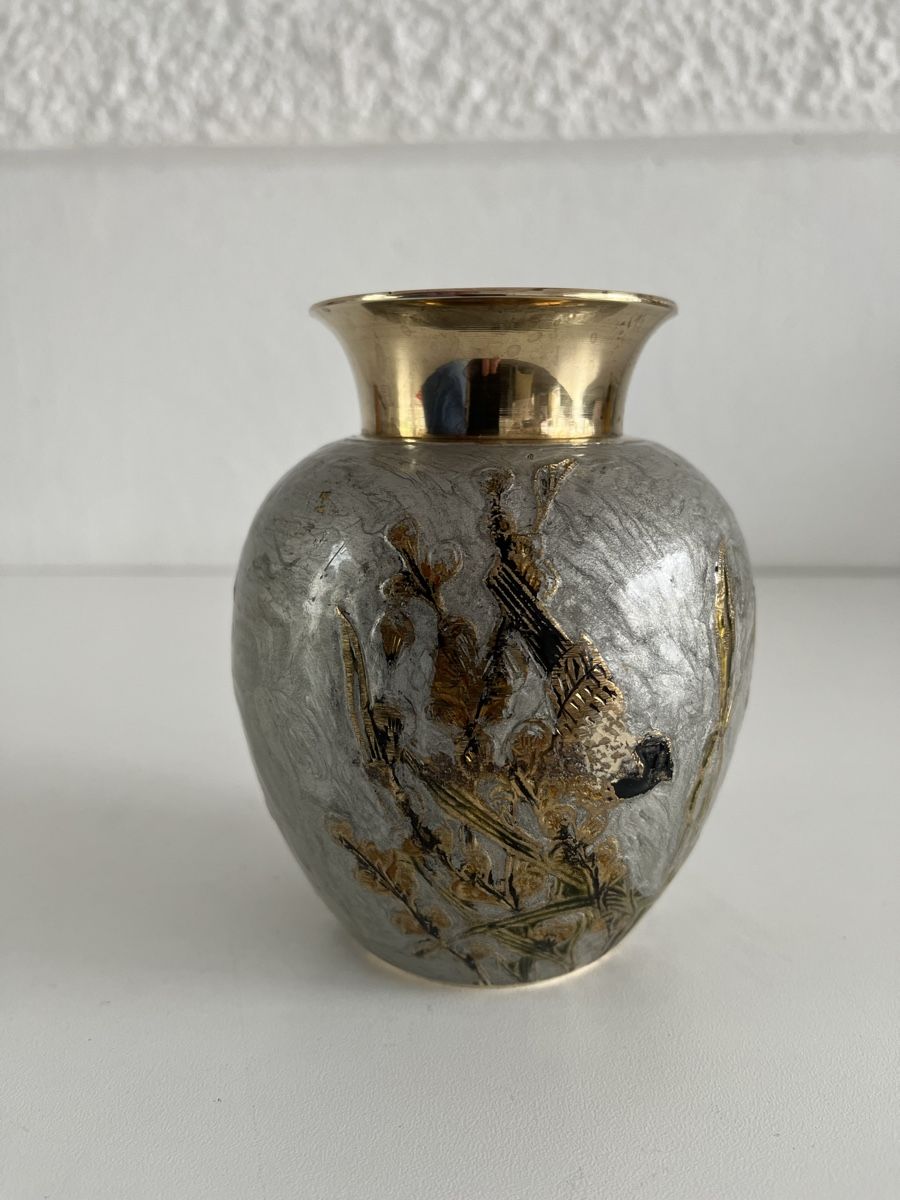 Vasen & Gefässe: Messing Vase emailliert – Gebraucht aus Wetzikon ZH von seli03 3