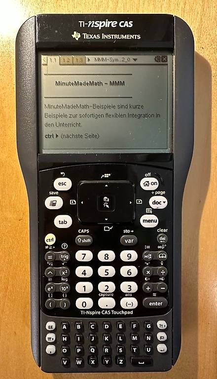 Calcolatrici tascabili: Texas Instruments TI N-Spire CAS Graphischer Rechner – Usato da Reigoldswil venduto da Phil_piper 2