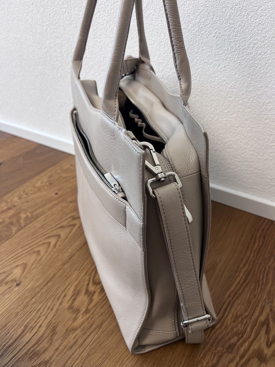 Koffer & Taschen: Genuine Leather Business Bag 15.6" vanilla – Gebraucht aus Gipf-Oberfrick von Sonne010203 5