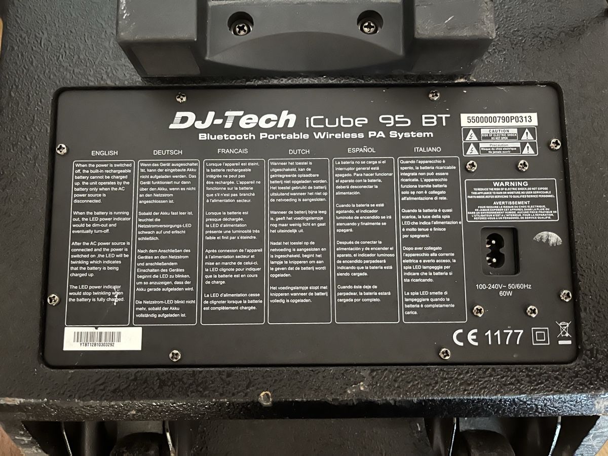 Dj-Tech Casse acustiche: DJ-Tech Cube 95 Bluetooth – Usato da Täuffelen venduto da  4