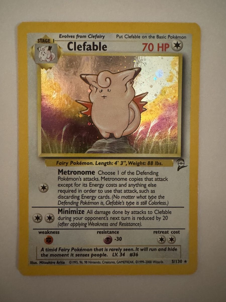 Pokémon Carte collezionabili: Pokémon Karte Clefable – Nuovo (secondo la descrizione) da Aarau Rohr venduto da mic_d6nr