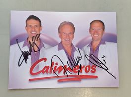 LG/ Original Autogrammkarte Calimeros Schweizer Schlagerband