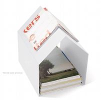 Porte-revue blanc design Konstantin Slawinski (2 pièces)