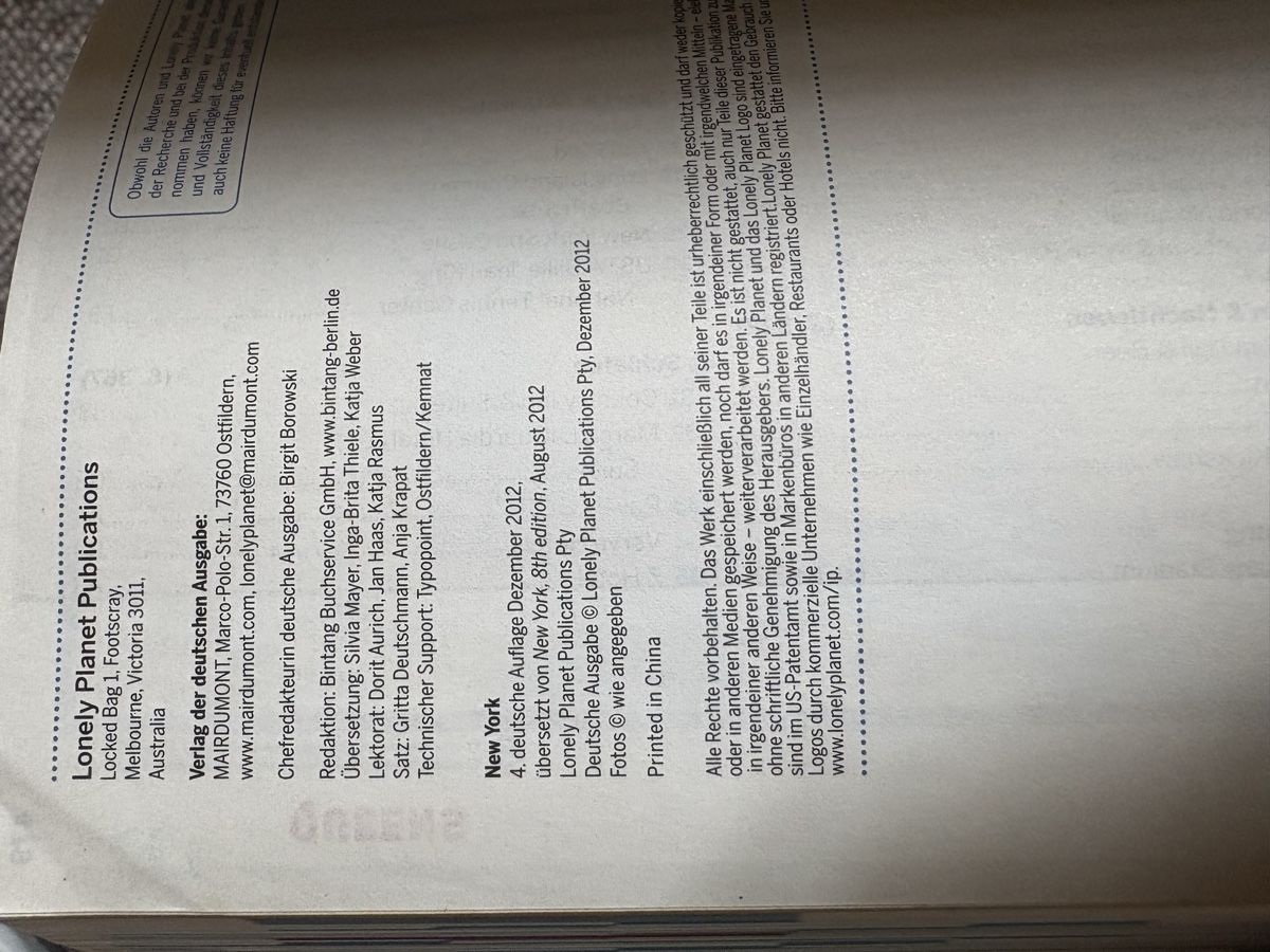 Bücher: Lonely planet New York gebrauch – Gebraucht aus Kriens von aloha19 1