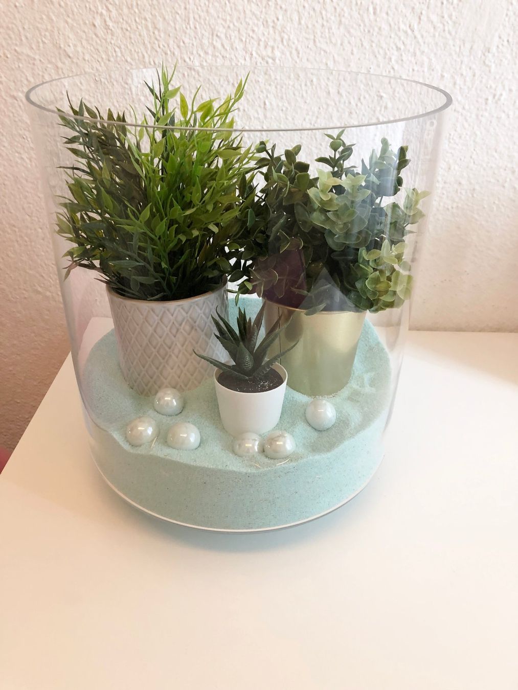 Interio Vase & Récipients: Dekovase mit Dekoblumen und Sand – Neuf (Voir description) à Glattbrugg par Ariel012 5