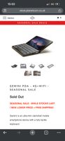 Gemini PDA 4G+WiFi neuf téléphone Android smartphone
