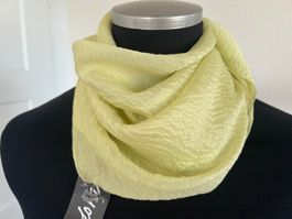 Colora Foulard, 100% Seide, Hellgrün, NEU