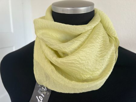 Colora Foulard, 100% Seide, Hellgrün, NEU