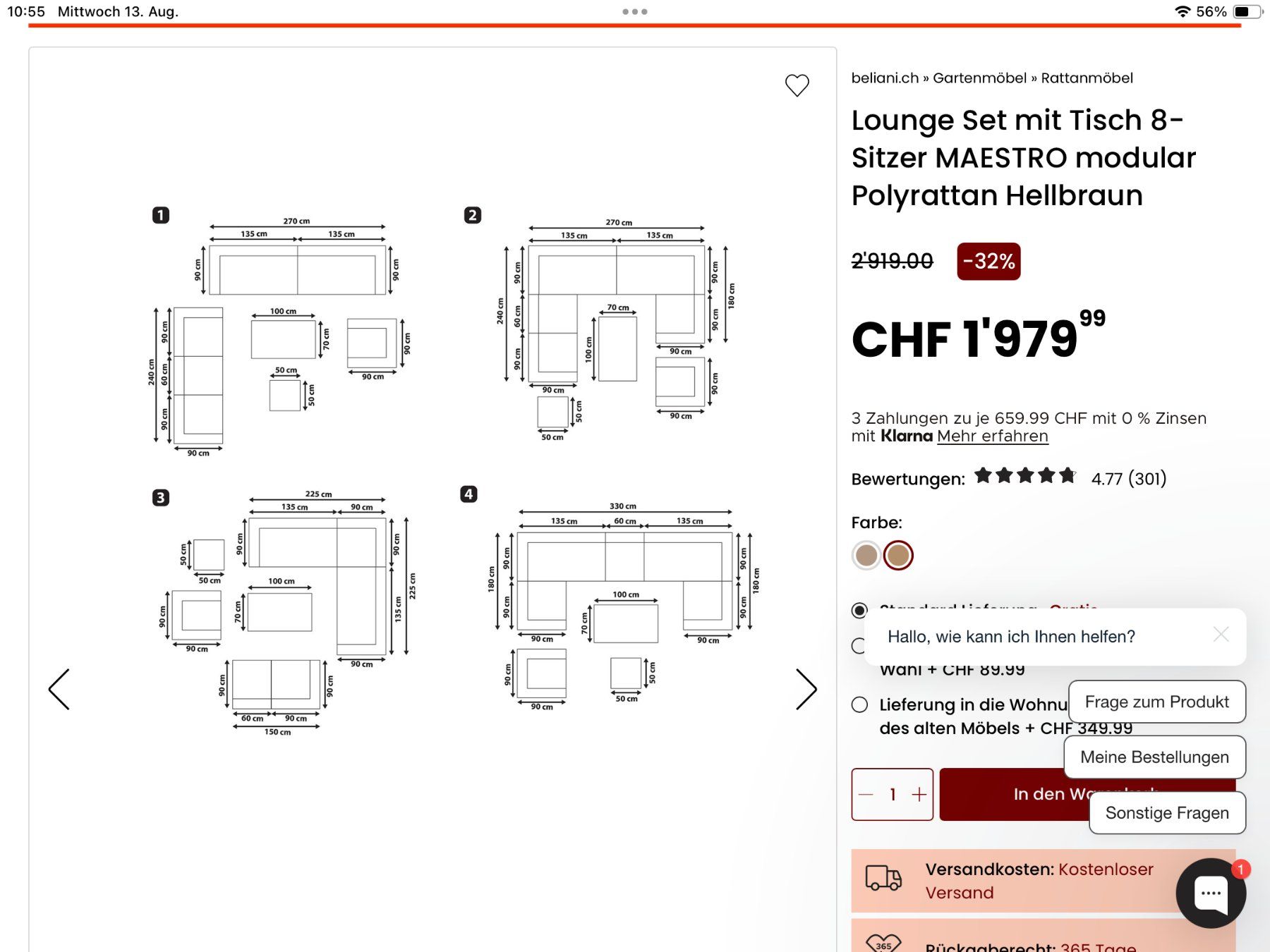 Sofas: Gartenlounge – Gebraucht aus Zollikofen von claudia1688 1