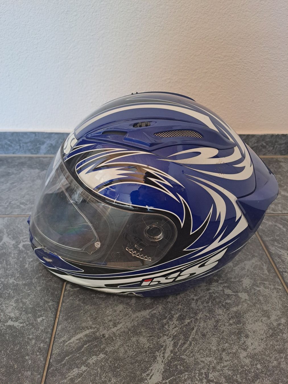 IXS Caschi & visiere: IXS Motorradhelm, Blau/Weiss, Grösse M – Usato da Wängi venduto da Raettli10 1