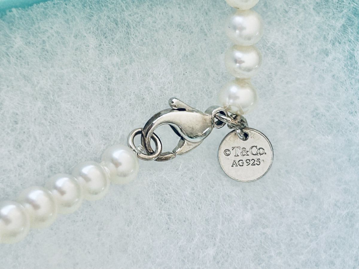 Tiffany & Co. Catenine: Tiffany & Co Perlenkette - mit Rechnung – Nuovo (secondo la descrizione) da Savigny venduto da linda2402 1