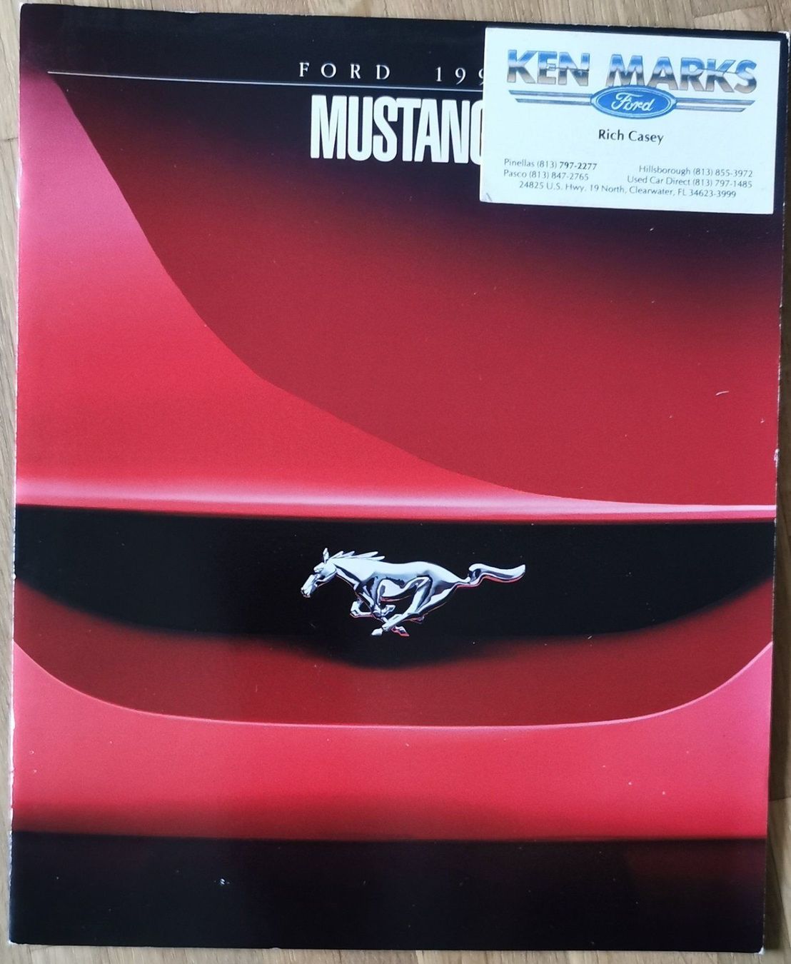 Ford Documenti: FORD MUSTANG 1994 – Usato da huenenberg venduto da Suizofelize