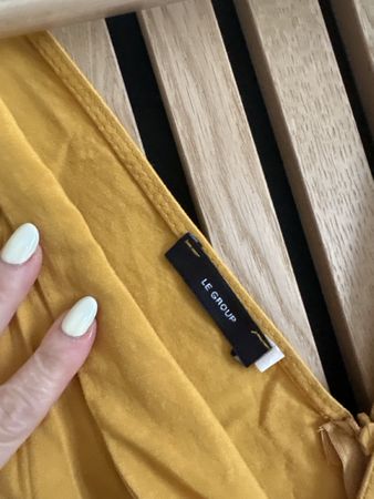 Jumpsuit Le Group gelb mit Bindegurt guter Zustand
