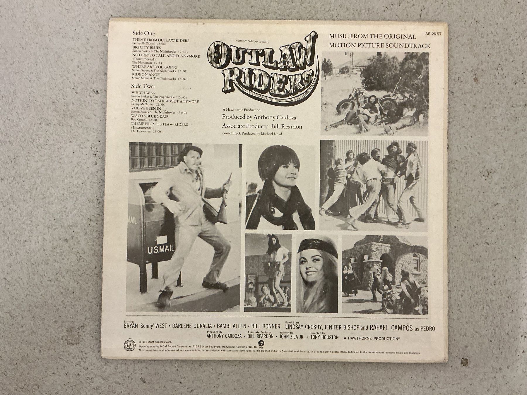 Dischi in vinile: Outlaw Riders LP - Soundtrack – Usato da Winterthur venduto da Tumko_7_Vinyl 1