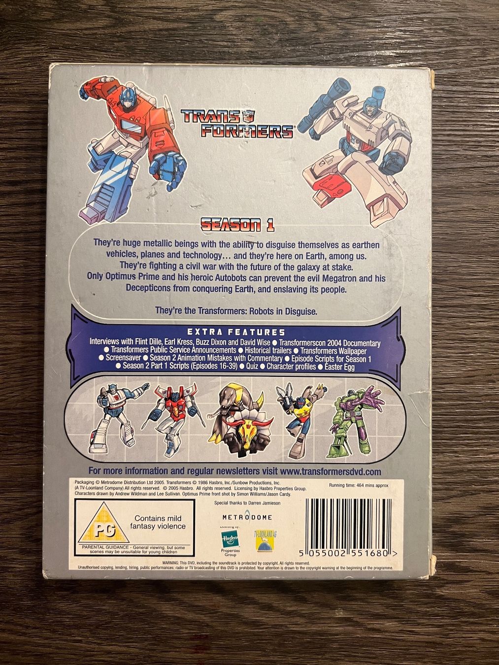 Alle DVDs: TRANSFORMERS FIRST SEASON 3 DVD‘s RAR – Gebraucht aus Aarau von  2