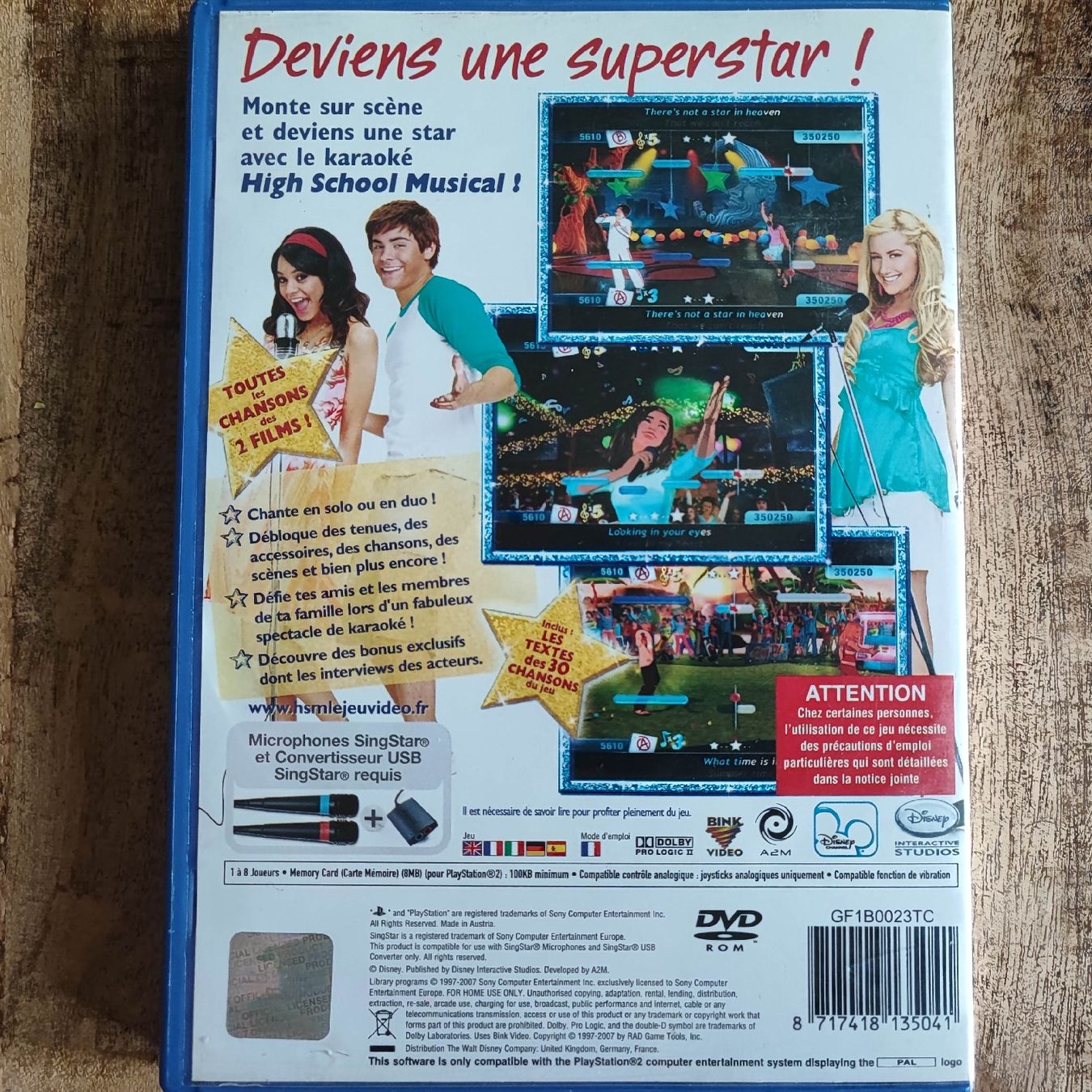 Sony Spiele: High School Musical PS2 Spiel – Gebraucht aus Dübendorf von kb86_MOVIE 1