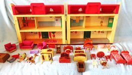 Puppenhaus Puppenmöbel Marke Jean Höfler W.Germany 70er Jahr