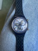 Swatch Uhr dunkelblau Damen