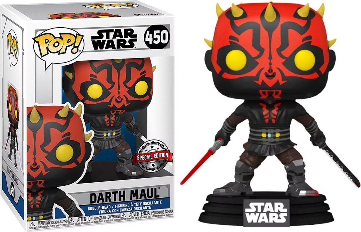 Funko Figuren: Funko POP! Star Wars Darth Maul 450 Bobble-head – Neu und originalverpackt aus Zürich von ms993