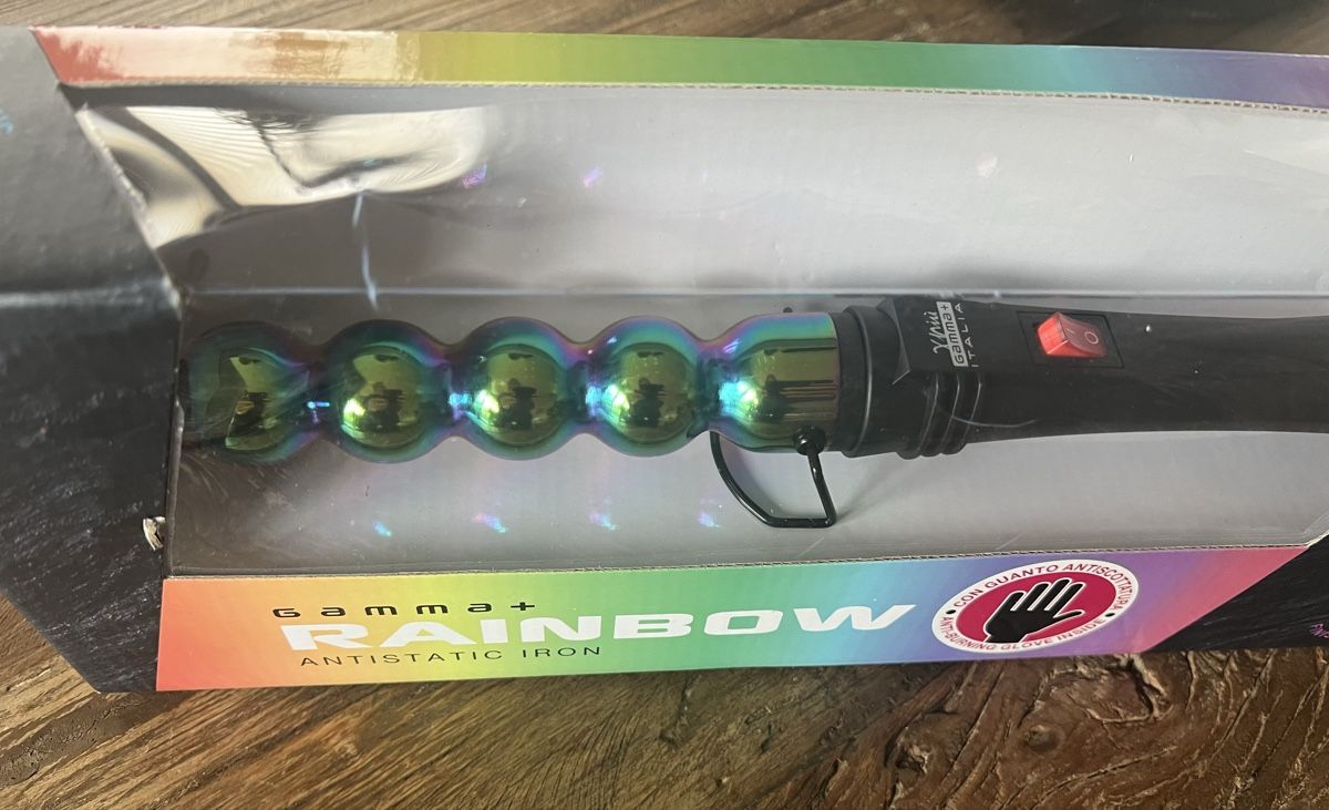 Piastre & Arricciacapelli: Gamma+ Rainbow Lockenstab "Bubble Iron" - Neu! – Nuovo e nell'imballaggio originale da Lausen venduto da Mysli1