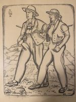 SEBASTIAN OESCH CH  APPENZELLERBILD 1918 HANDSIGNIERT!