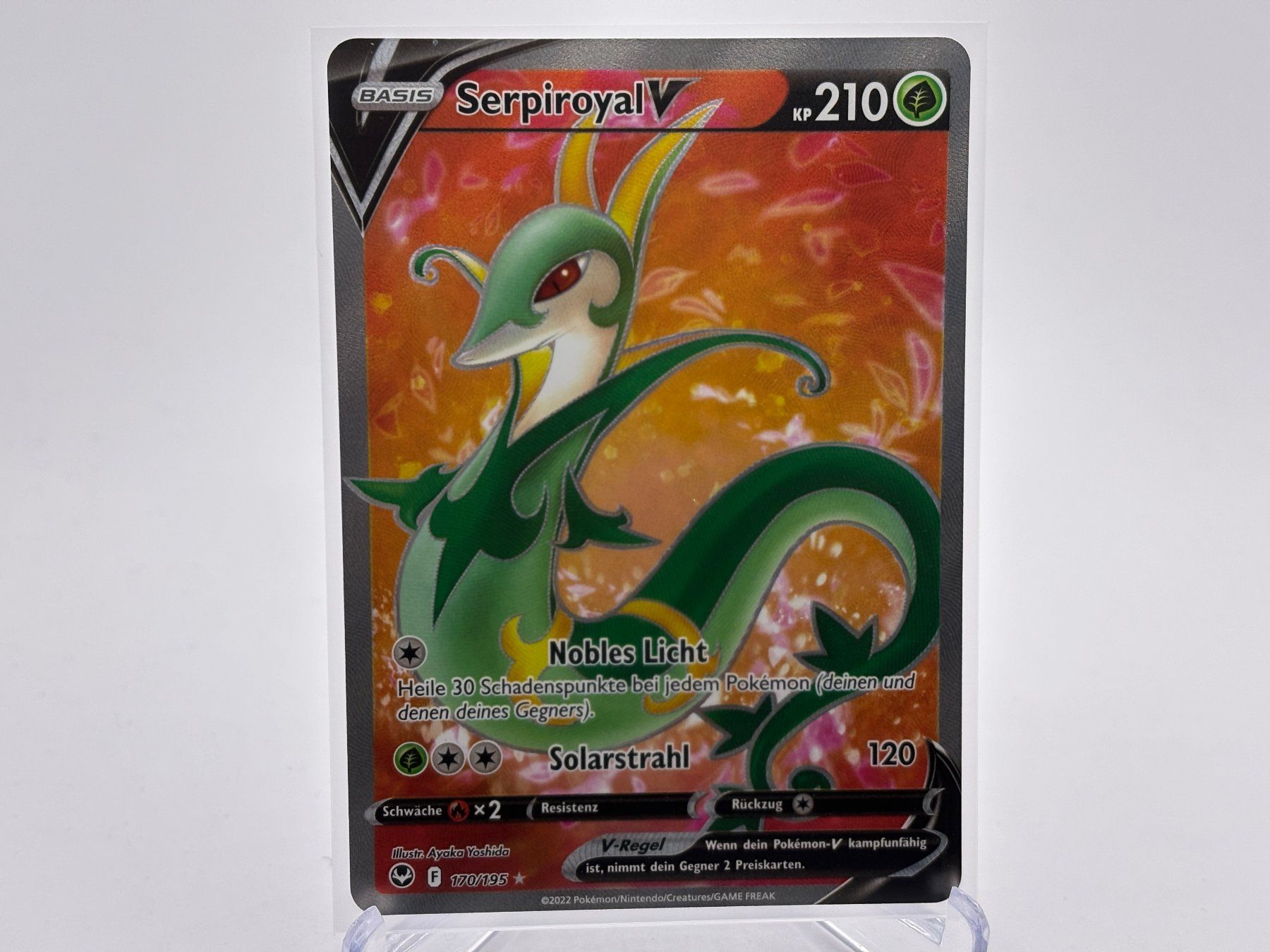 Pokémon Sammelbilder & Trading cards: Silberne Sturmwinde - Serpiroyal V  (SIT 170) - DE – Neu (gemäss Beschreibung) aus Allschwil von Bullach