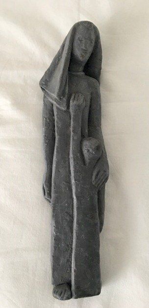 Statuette: MADONNA/ MARIA MIT JESUSKIND – Usato da Honau venduto da sainj