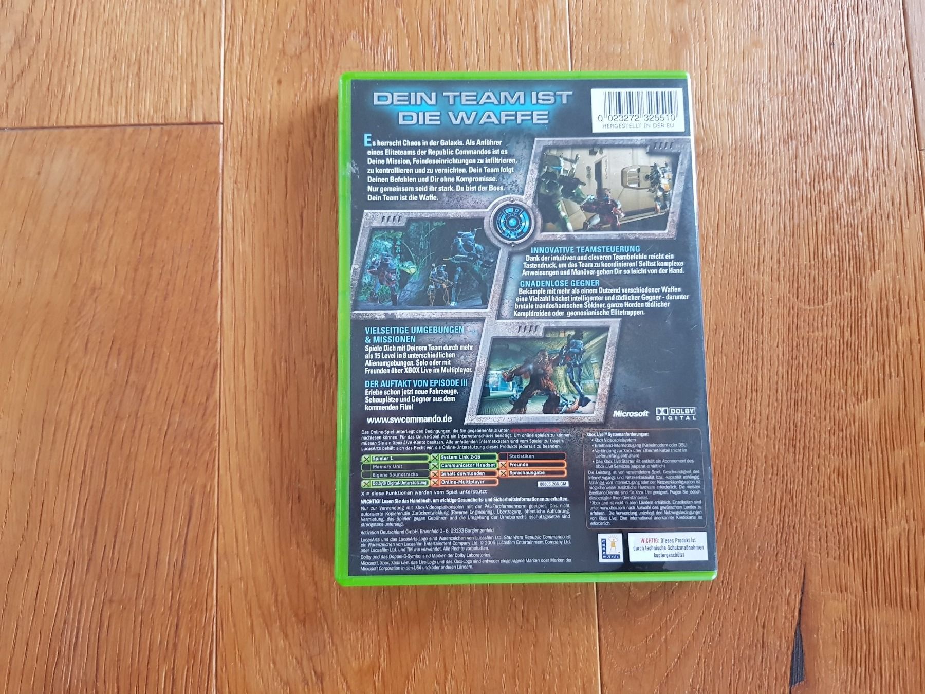 Giochi: Star Wars Republic Commando - Xbox Spiel – Usato da Bassersdorf venduto da retrolab 2