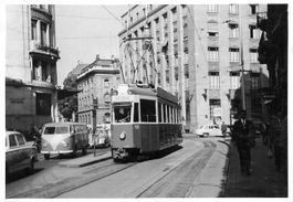 Genf GE Elektrische Straßenbahn Stadtzentrum tram foto 11x8