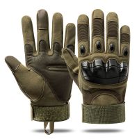 Militärische grüne taktische Handschuhe